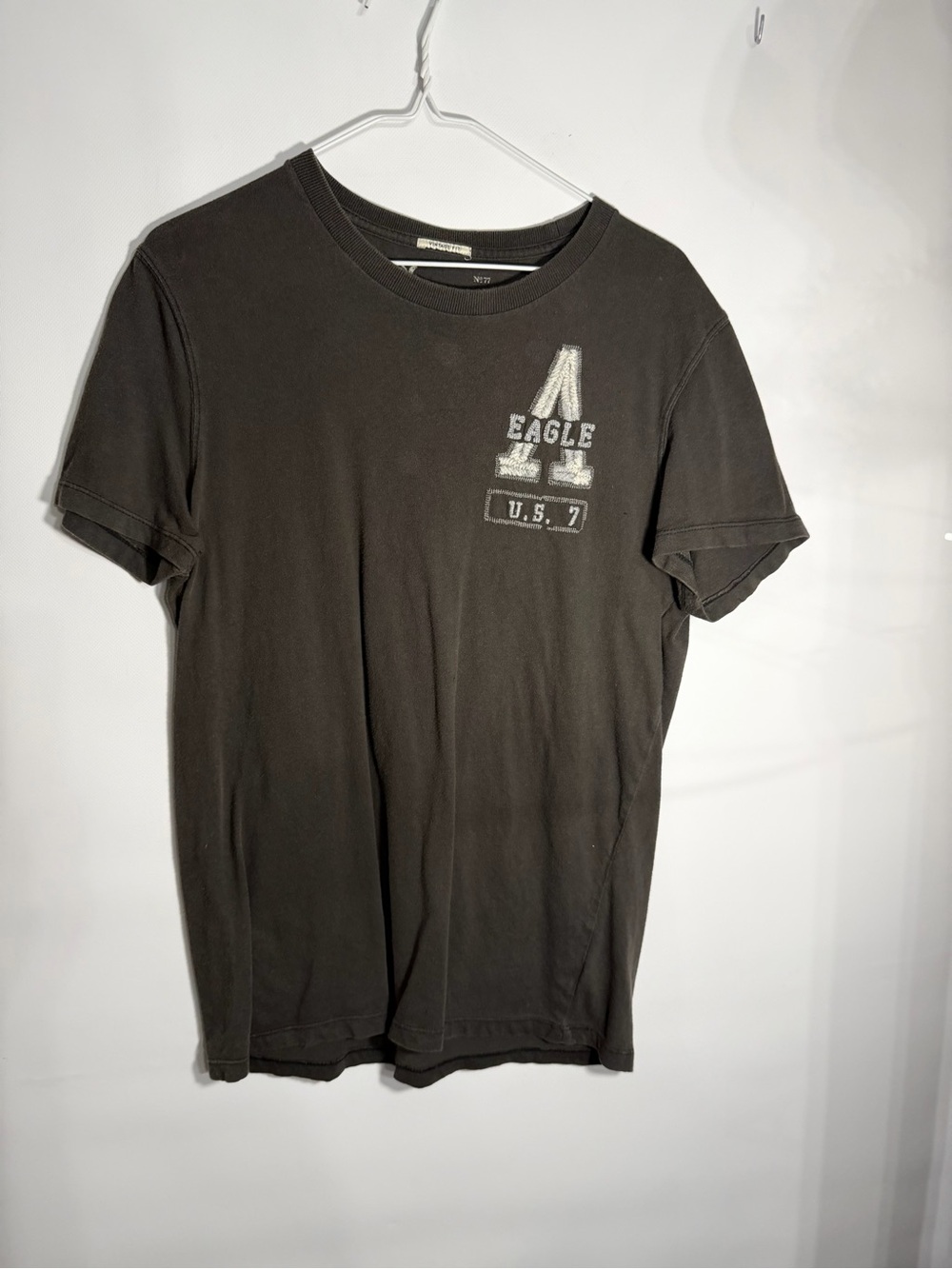 American Eagle Outfitters Black Graphic Crew Neck T-Shirt